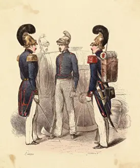 Pompiers: French firemen 1850