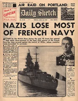 Somerville: French fleet sunk by British Navy, WW2