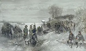 Caissons: French Forces Advance Over a Frozen River