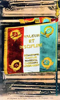 Commemorating: French Foreign Legion Flag commemorating past