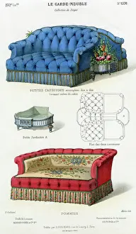 Padded: French furnishing -- two sofas
