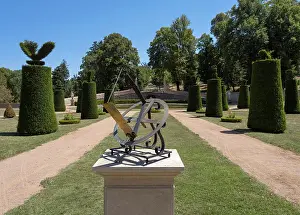 Hectare: French garden, Chateau de la Chaize, Odenas, Rhone, France