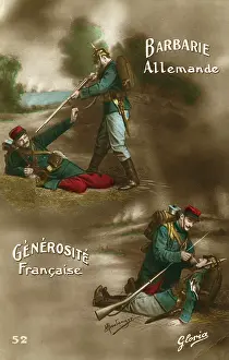 Generosity: French and German contrasts, WW1