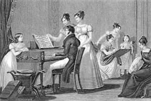 Harpsichord: FRENCH GIRLS SCHOOL SING