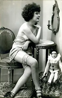 Garter: French glamour postcard