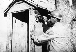 Poisoning: French guard in the battle of Somme, 1916