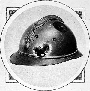Shrapnel: French helmet