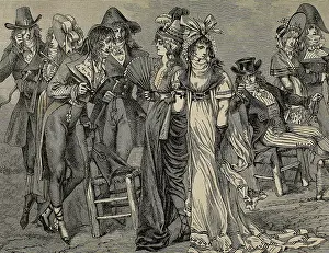 Bourgeois: French history. First Empire (1804-1820). Dressed as bourgeo