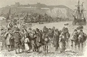 1685: FRENCH HUGUENOTS FLEE