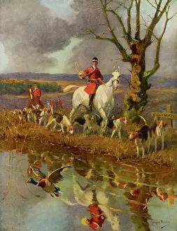 Huntsmen: FRENCH HUNTSMEN & HOUNDS