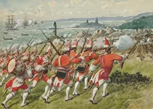 Miter: French and Indian War. The 58th Regiment of