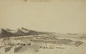 Champlain: French and Indian War. View of a 1760 British
