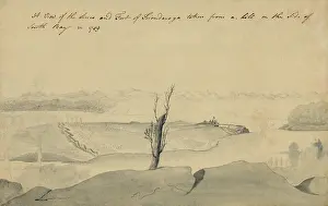 Champlain: French and Indian War. View of tents behind
