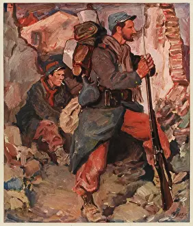 Bombarded: French Infantrymen