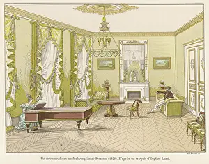 Settee: French Interior 1826
