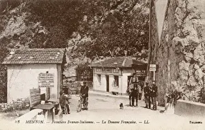 Douane: The French / Italian border at Menton