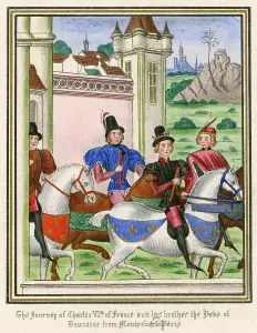 Touraine: FRENCH KING ON HORSE