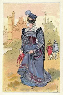 Masquerade: French Lady circa 1570