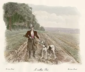 Retrieve: French lady hunting