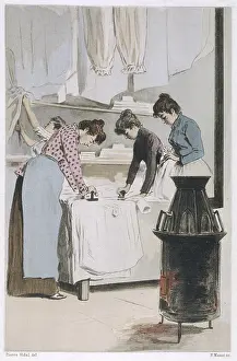 Laundrymaids: FRENCH LAUNDRYMAIDS 1894