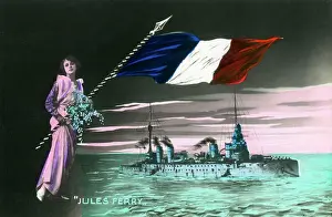 Mar19: French Leon Gambetta-class armoured cruiser Jules Ferry