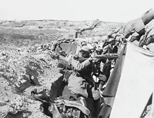 Defences: French front line at Gallipoli WWI
