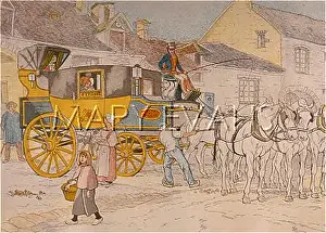 Poste: FRENCH MAILCOACH 1840