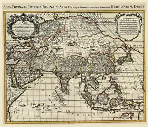 Delisle: French Map of Asia 1700