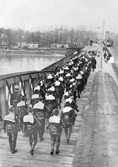 Withdraw: French marines evacuate Koblenz, 1929
