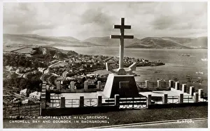 Gourock: The French Memorial - Lyle Hill, Greenock