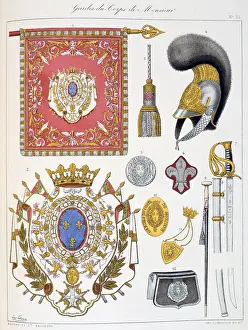 Heir: French military accoutrements including sword