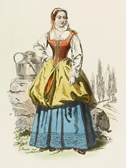 1680: FRENCH MILKWOMAN