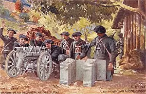 Chasseurs: FRENCH MOUNTAIN GUN 1914