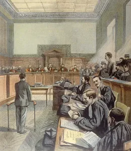 Bains: FRENCH MURDER TRIAL