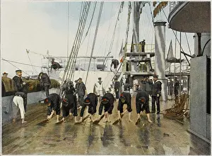 Scrubbing: FRENCH NAVAL WASHING