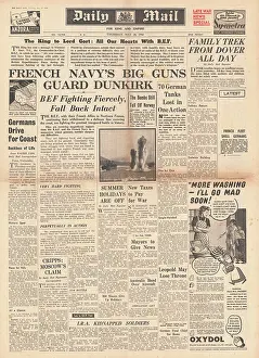 Navys: French Navy's guns defend Dunkirk