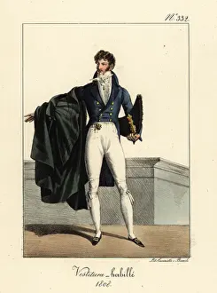 Bicorne: French noble in formal clothes, 1808