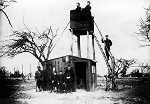 Signaling: French observation post in World War I, 1916