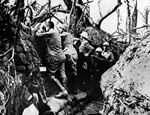 Verdun: French observation posts near Verdun, 1916
