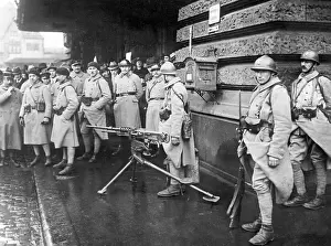 Ruhr: French occupation of Duesseldorf, 1921