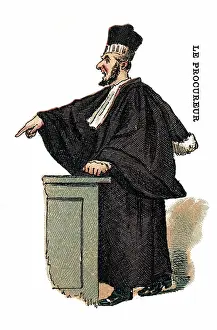 Barrister: French Occupations card series game 1890s