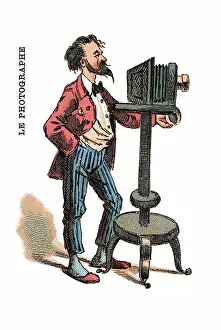 Professions: French Occupations card series game 1890s