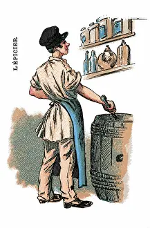 Spice: French Occupations card series game 1890s