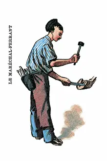 Horseshoe: French Occupations card series game 1890s