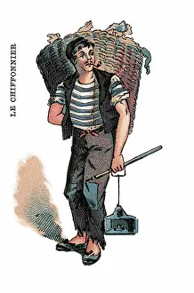 Ragged: French Occupations card series game 1890s
