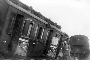 Koblenz: French occupy Ruhr area: train disaster