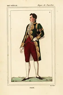 Bibliophile: French page boy, Napoleonic era