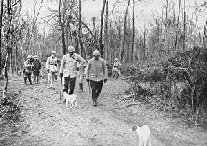 Argonne: French patrol WWI