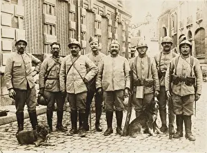 Rheims: French patrol WWI