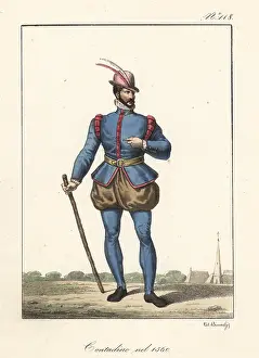 Ruff Collar: French peasant in 1560